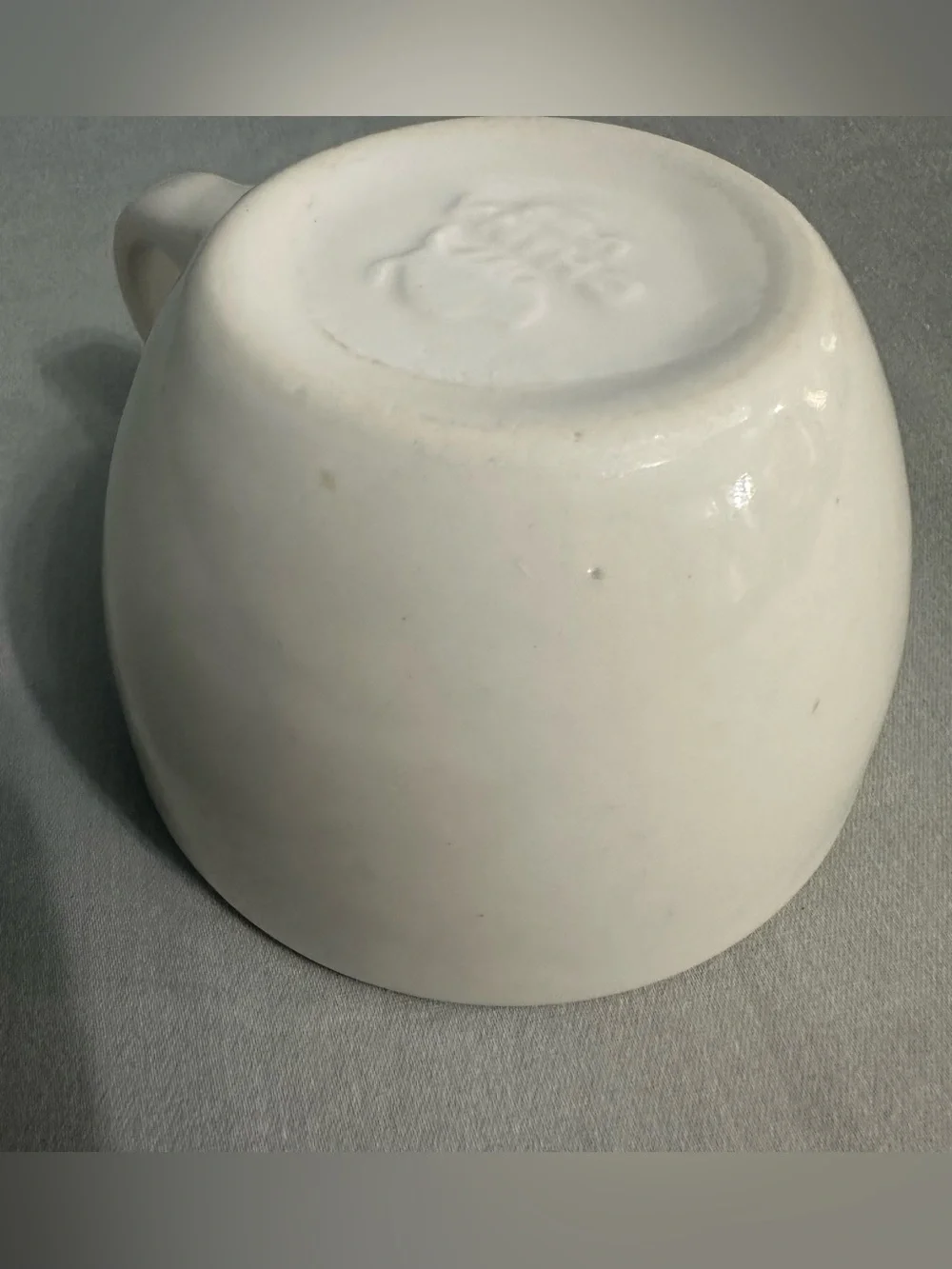 VTG Buffalo China USA Heavy Ceramic Restaurant Ware Diner Coffee Mug Cup White